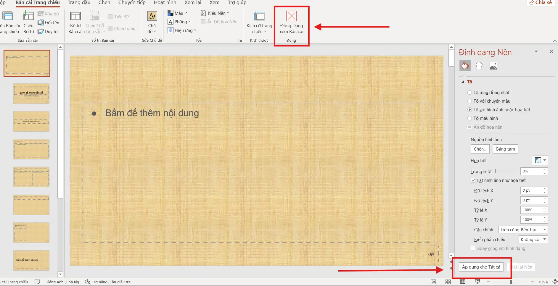 Cách thay đổi màu sắc trong trình chiếu PowerPoint nhanh và chuyên nghiệp 10 Áp dụng cho tất cả