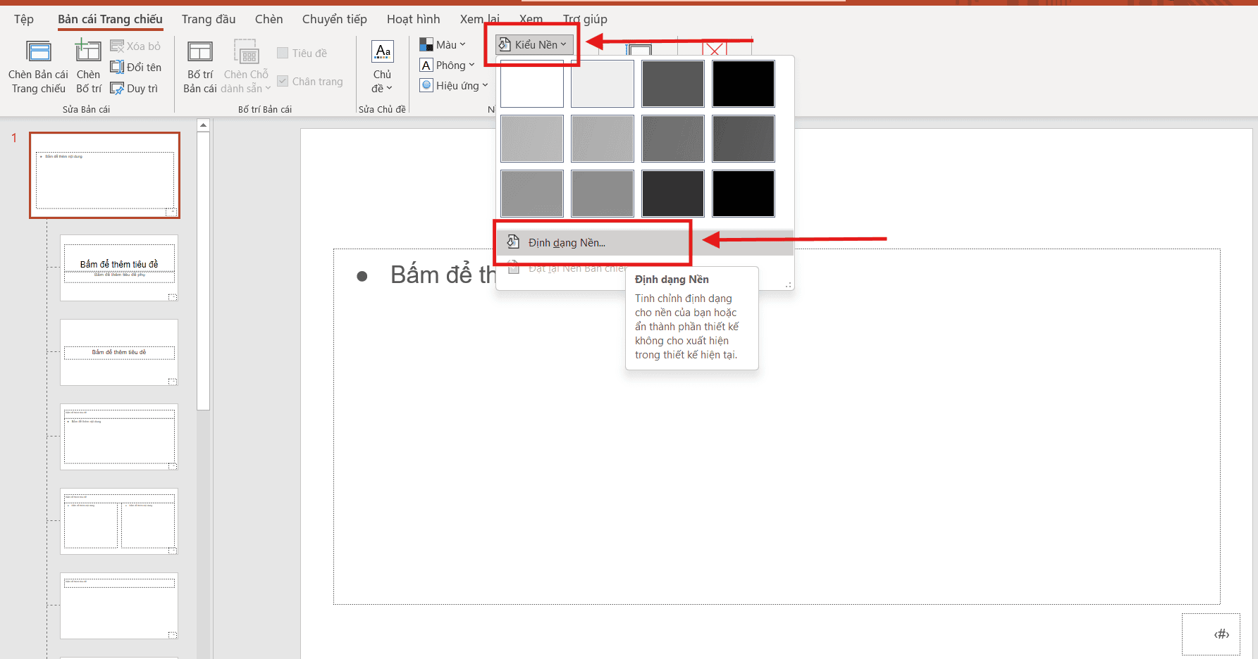 Cách thay đổi màu sắc trong trình chiếu PowerPoint nhanh và chuyên nghiệp 8 Chỉnh màu slide master