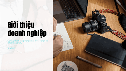 Mẫu Google Slides phục vụ công việc sáng tạo cho doanh nghiệp 31 Giới thiệu doanh nghiệp