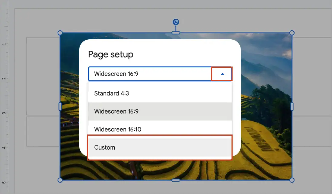 04 Cách giảm kích thước tệp Google Slides nhanh chóng và hiệu quả 6 Nhấn vào biểu tượng mũi tên