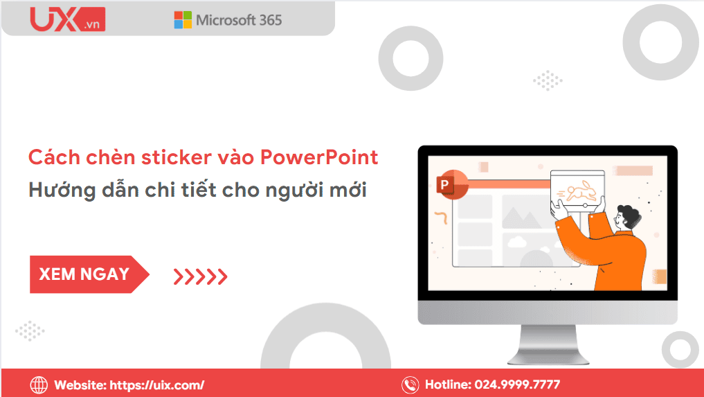 Cách chèn Sticker vào PowerPoint