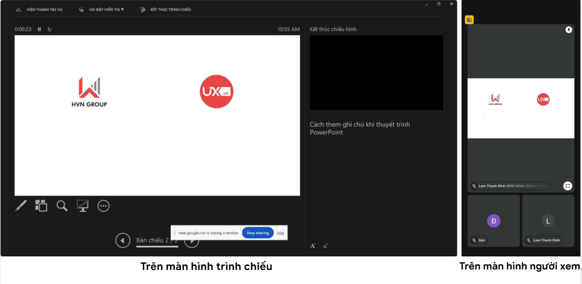 Cách Trình Chiếu PowerPoint Có Phần Ghi Chú - Hướng Dẫn Chi Tiết 2025 13 Cách hiện note khi trình chiếu qua Zoom hoặc Google Meet