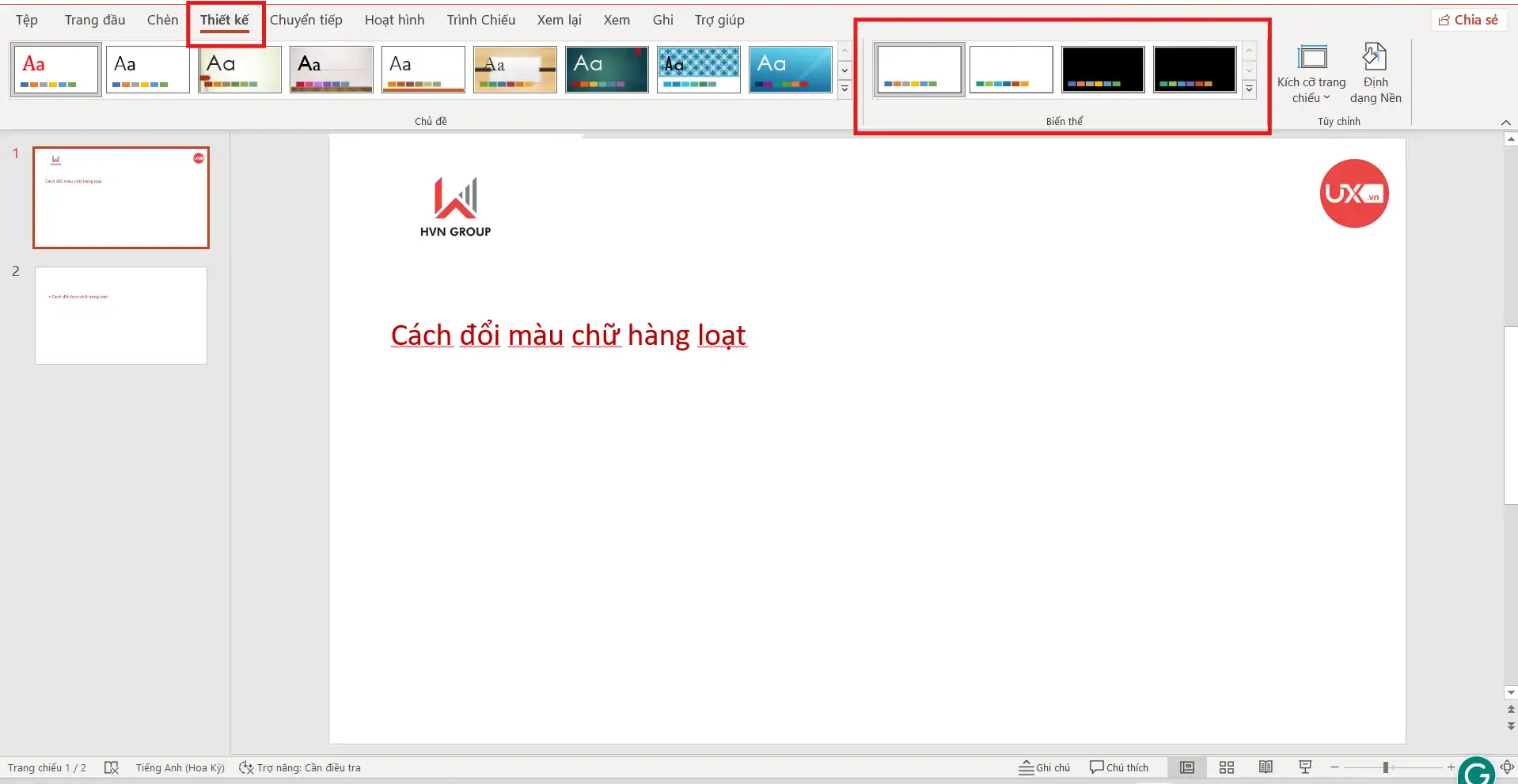 Cách đổi màu chữ cho tất cả slide trong PowerPoint - Hướng Dẫn Chi Tiết 2025 10 Cách thay đổi màu chữ hàng loạt trong PowerPoint