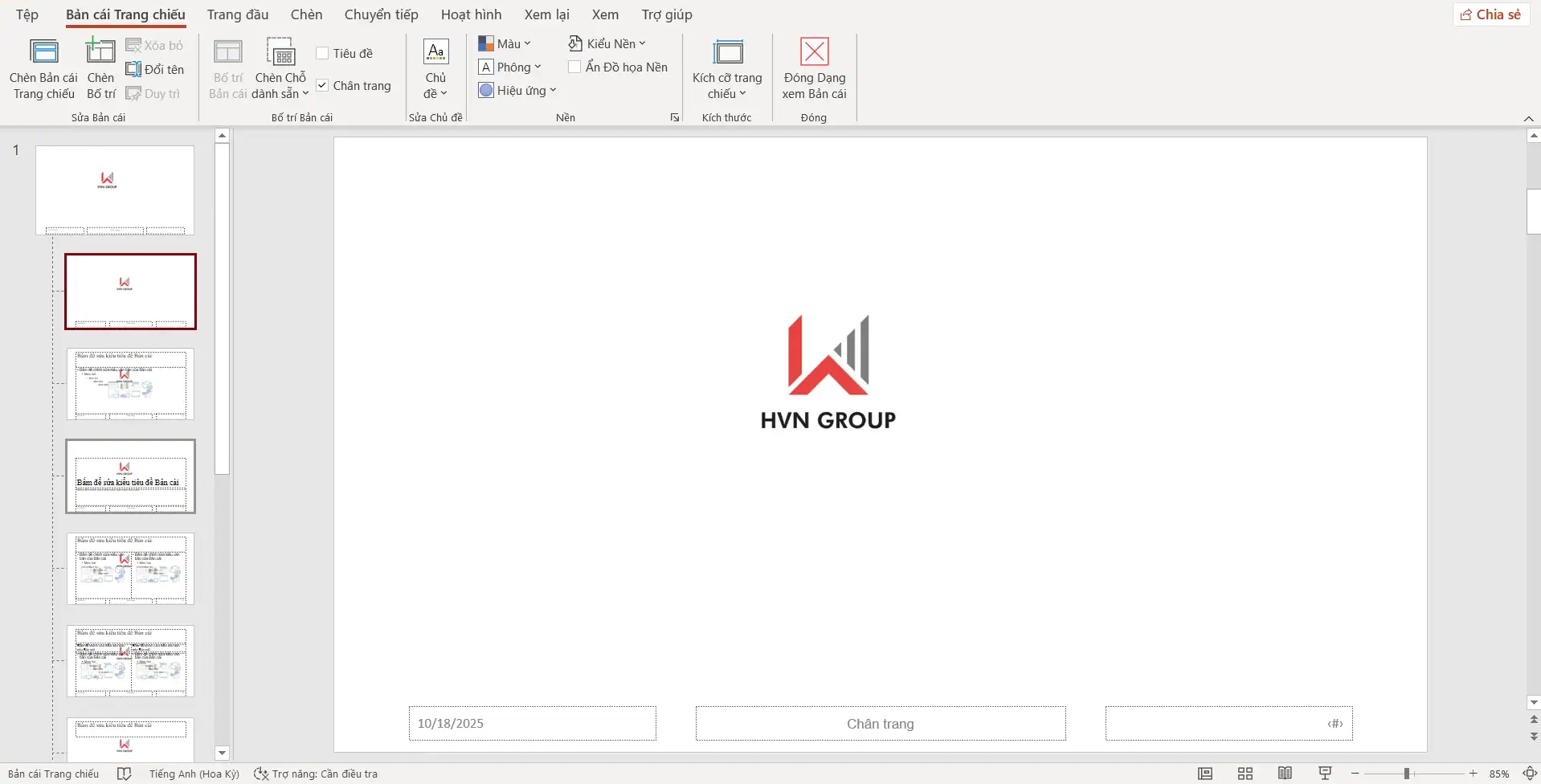 Slides Master trong PowerPoint là gì? Cách sử dụng và chỉnh sửa hiệu quả 8 Chỉnh sửa tiêu đề chung cho tất cả các Slide