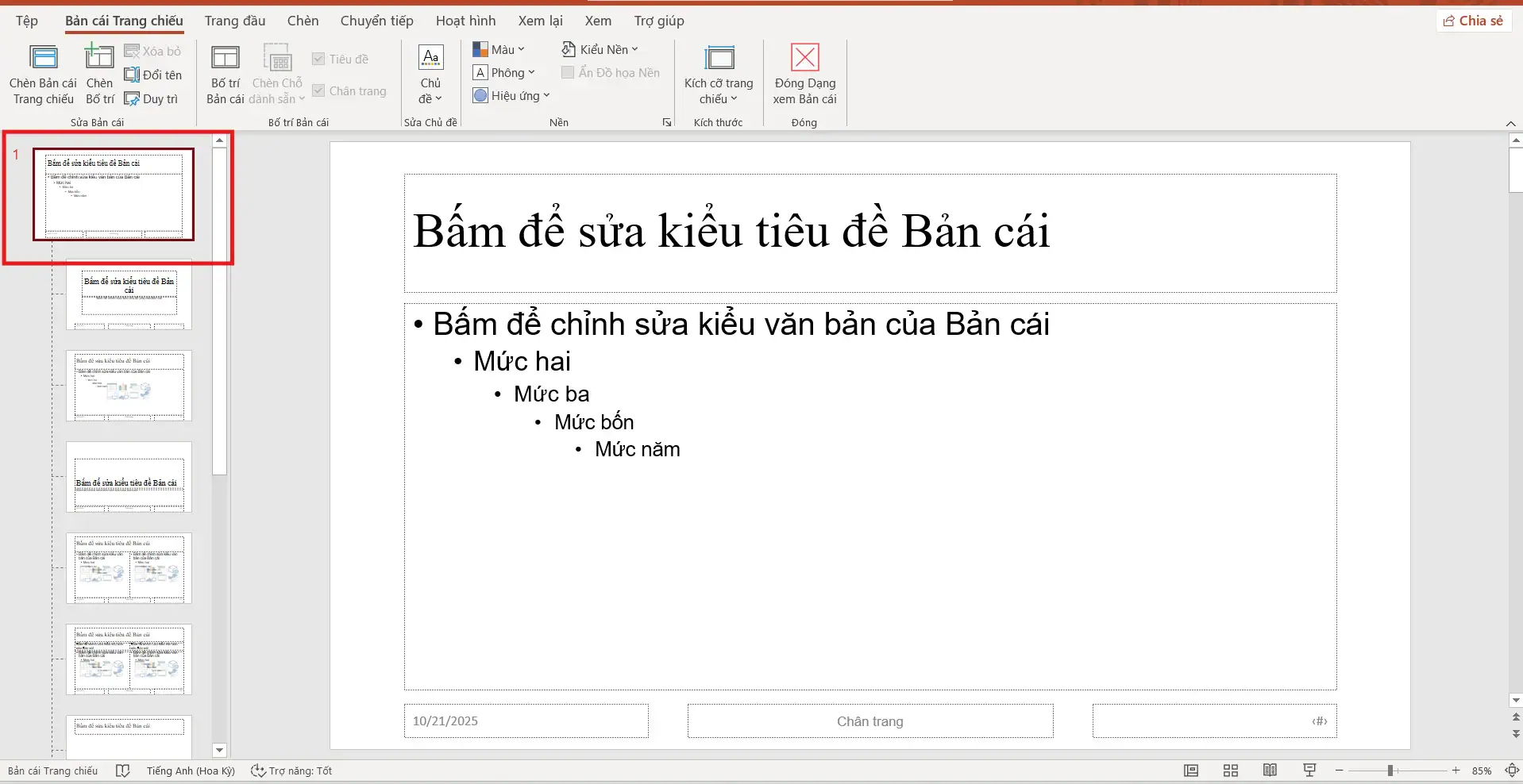 Cách Chỉnh Font Chữ Cho Tất Cả Slide Trong PowerPoint - Hướng Dẫn Chi Tiết 2025 5 Dùng Slide Master để chỉnh Font chữ