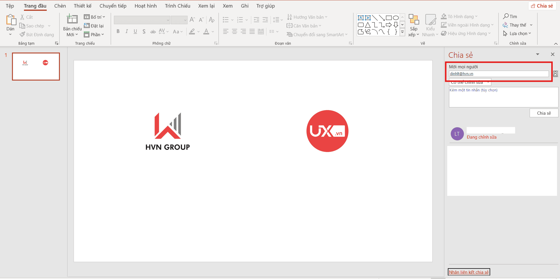 Hướng dẫn chia sẻ Ppt làm chung trên máy tính