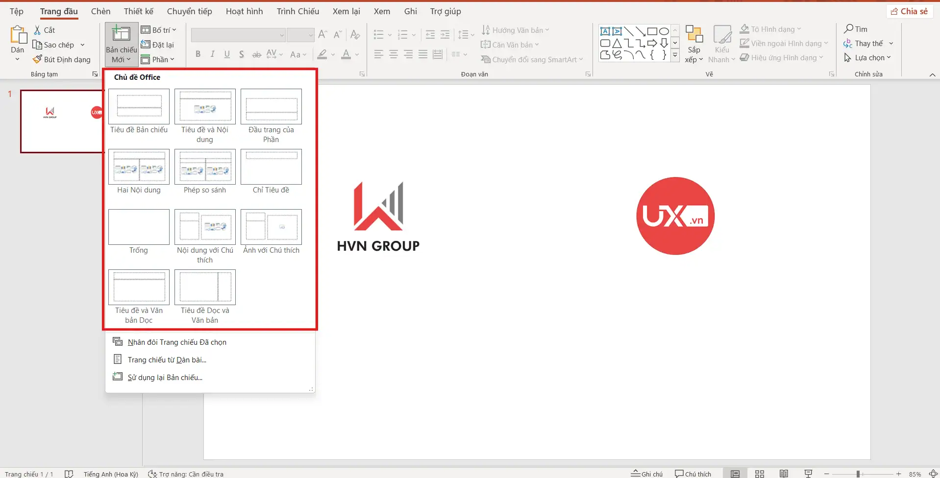 Cách Thêm Slide Trong PowerPoint – Hướng Dẫn Chi Tiết Cho Người Mới Bắt Đầu 5 Hướng dẫn thêm Slide trong PowerPoint bằng menu Ribbon
