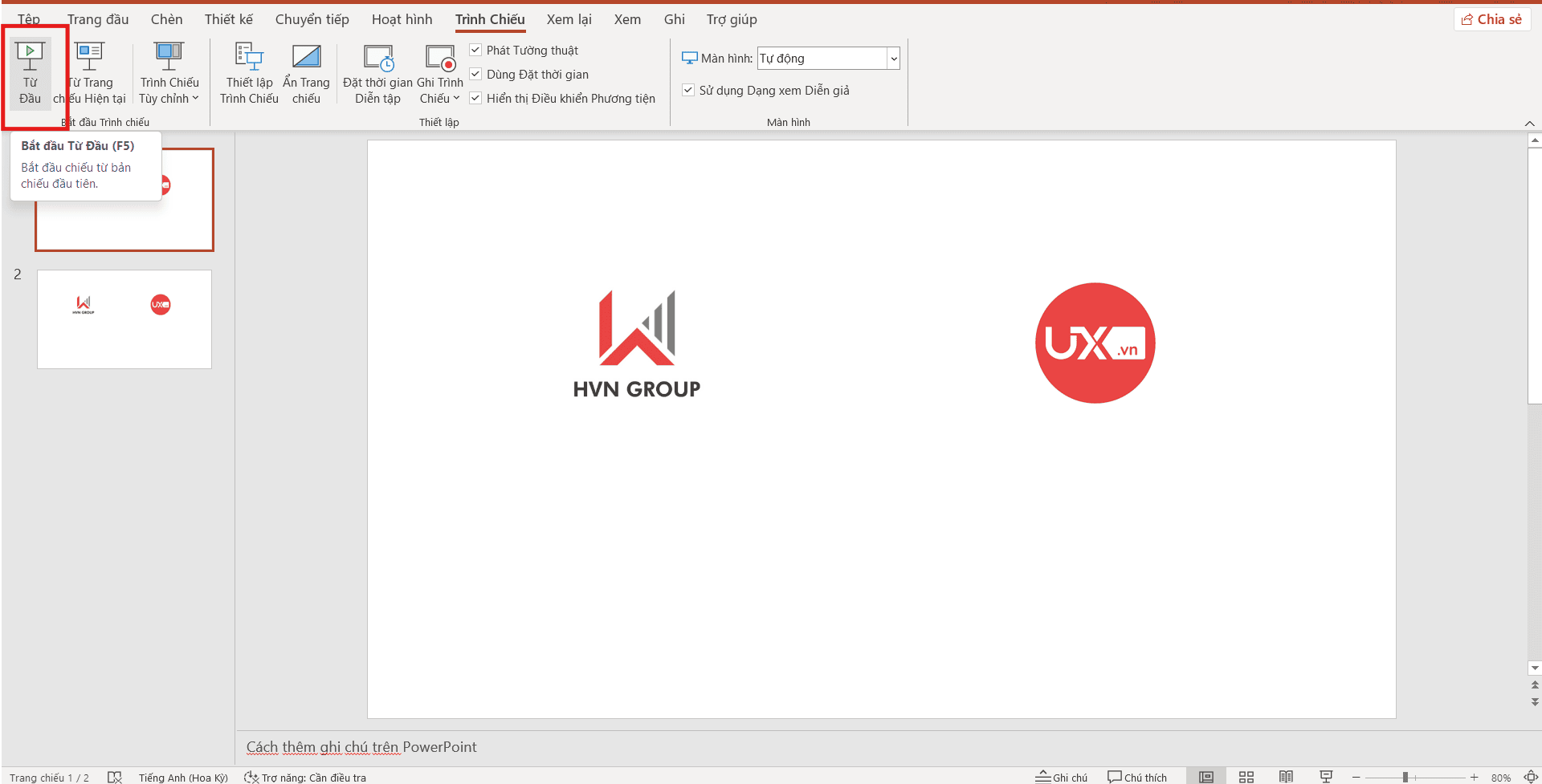 Cách Trình Chiếu PowerPoint Có Phần Ghi Chú - Hướng Dẫn Chi Tiết 2025 9 Hướng dẫn trình chiếu PowerPoint có phần ghi chú