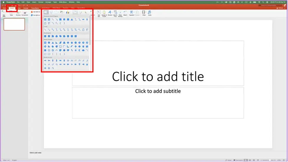 Cách chèn ảnh vào shape trong PowerPoint – Hướng dẫn chi tiết từ A đến Z 4 Cách chèn Shape vào Slide