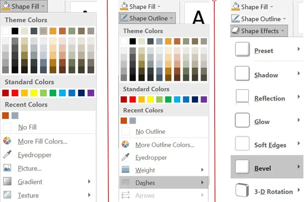Cách chèn ảnh vào shape trong PowerPoint – Hướng dẫn chi tiết từ A đến Z 15 Shapes Effects Shadow
