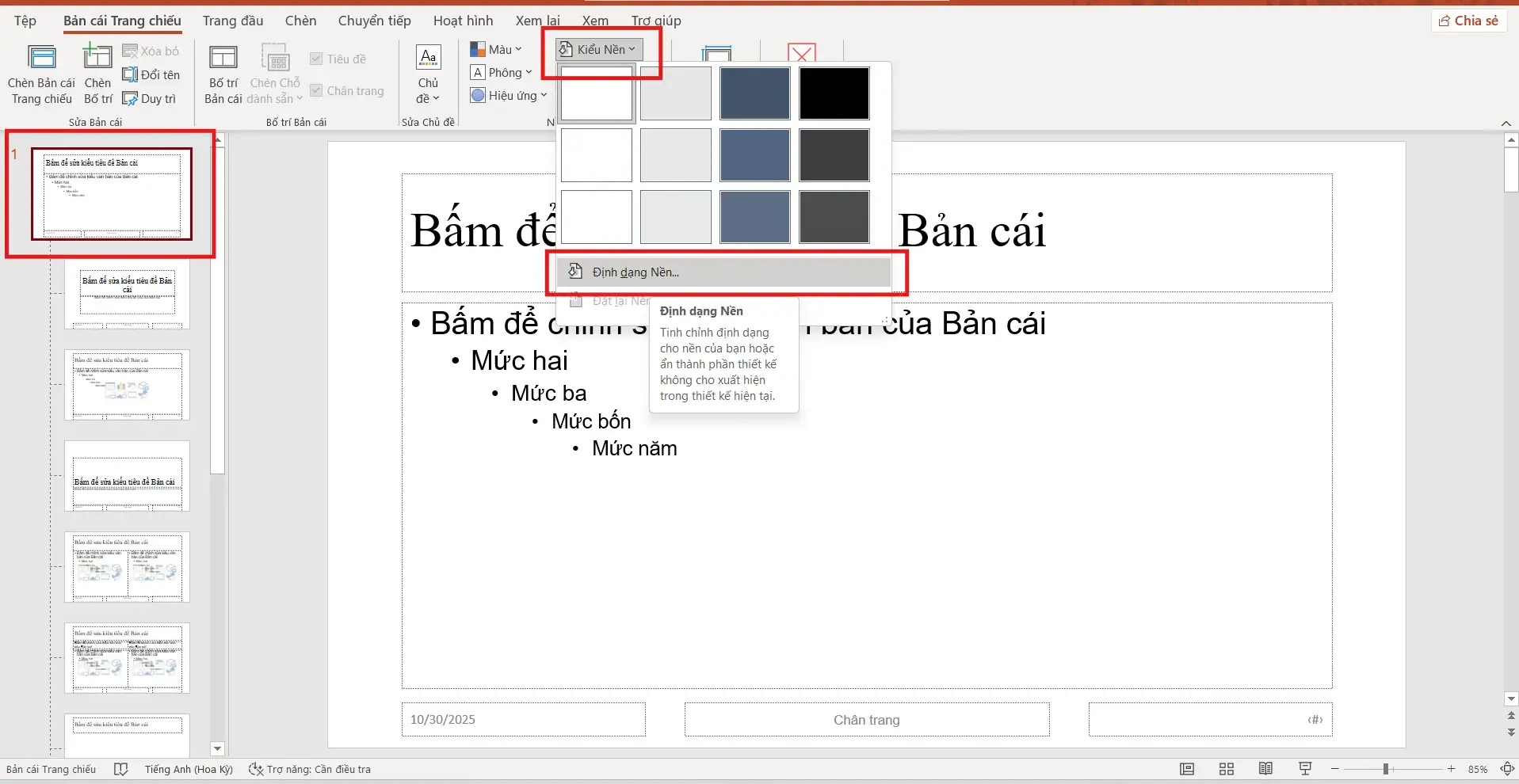 Cách Chèn Hình Nền Vào PowerPoint - Hướng Dẫn Chi Tiết Cho Người Mới Bắt Đầu 10 Cách chèn hình nền vào Ppt cho toàn bộ Slide