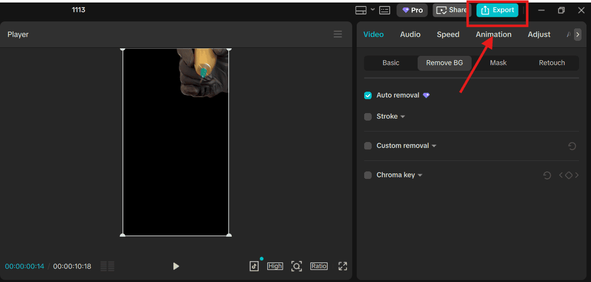 Hướng Dẫn Chi Tiết Tách Nền Video Trong Powerpoint - Cập Nhật Mới Nhất 2025 11 Cách tách nền Video bằng công cụ Capcut