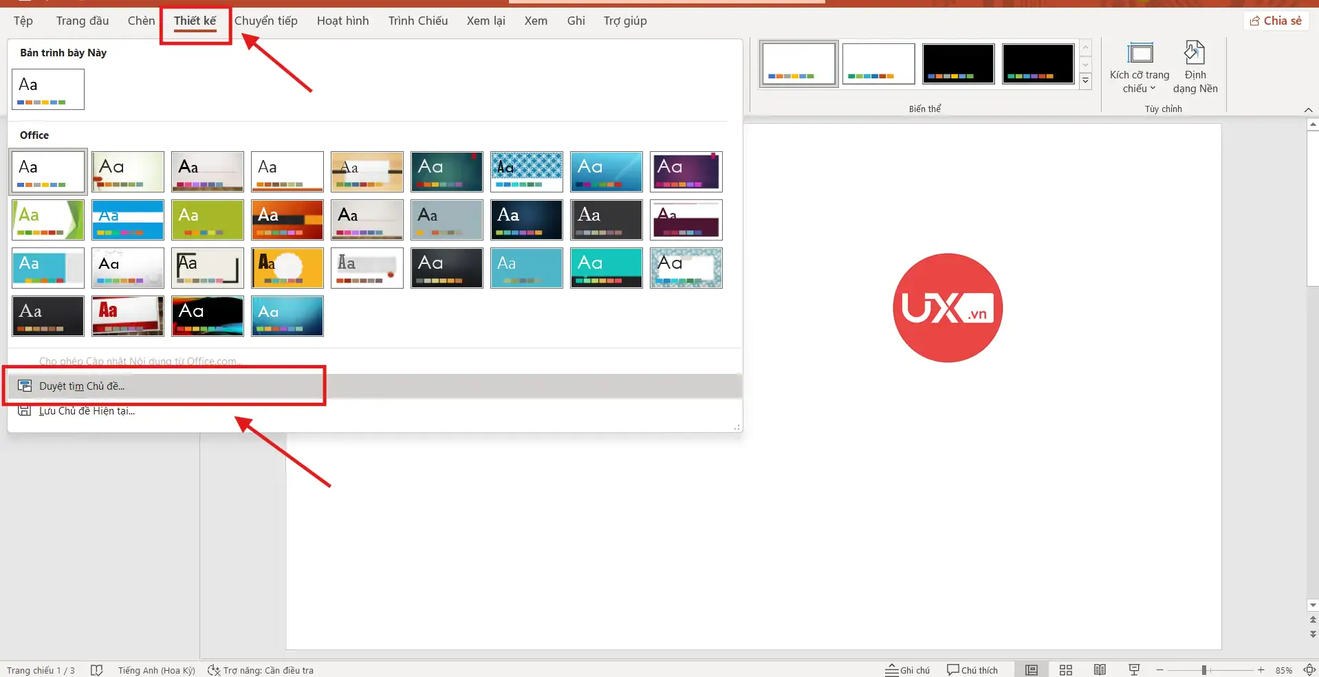 Cách Thêm Theme Vào PowerPoint Đẹp Và Nhanh Nhất Cho Người Mới 7 Cách tải thêm Theme mới vào PowerPoint
