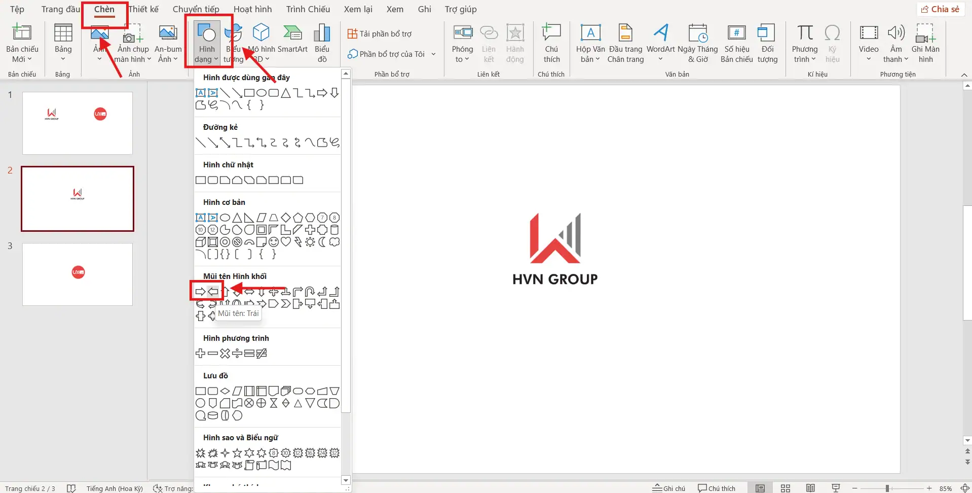 Cách tạo liên kết trở về trong PowerPoint