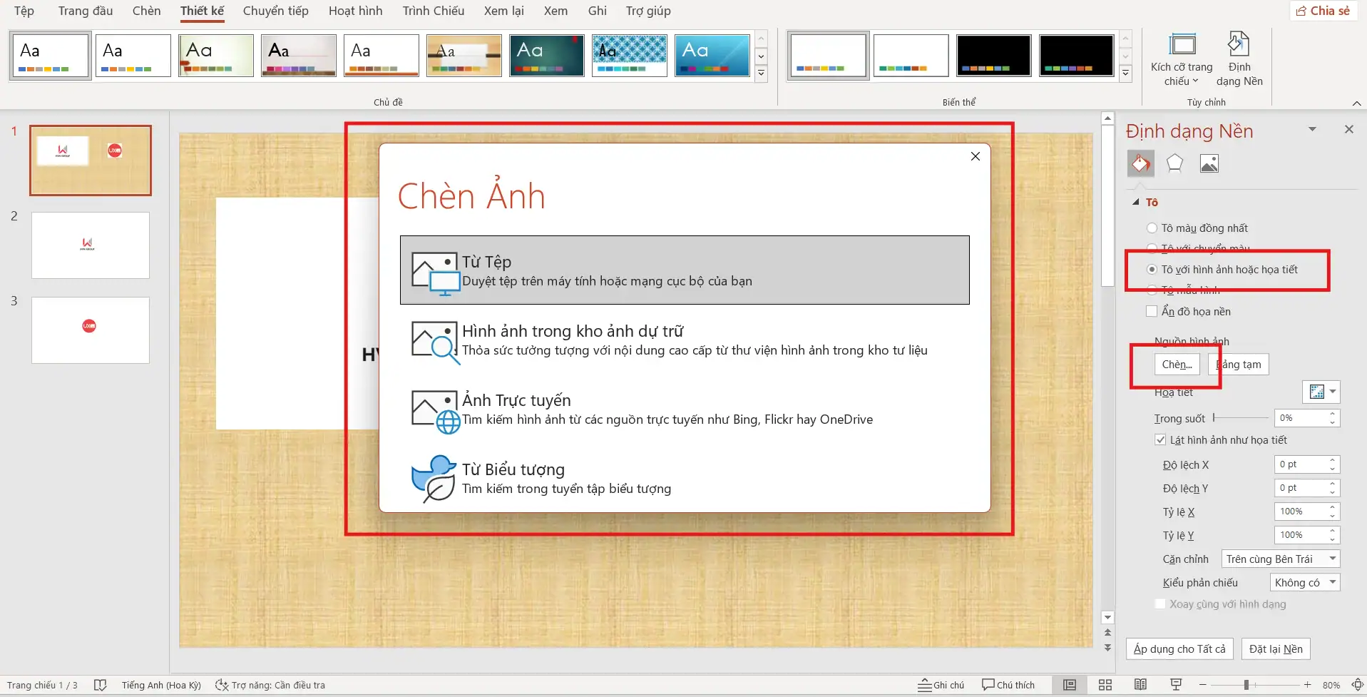 Cách Chèn Hình Nền Vào PowerPoint - Hướng Dẫn Chi Tiết Cho Người Mới Bắt Đầu 7 Chèn hình nền vào PowerPoint cho từng Slide