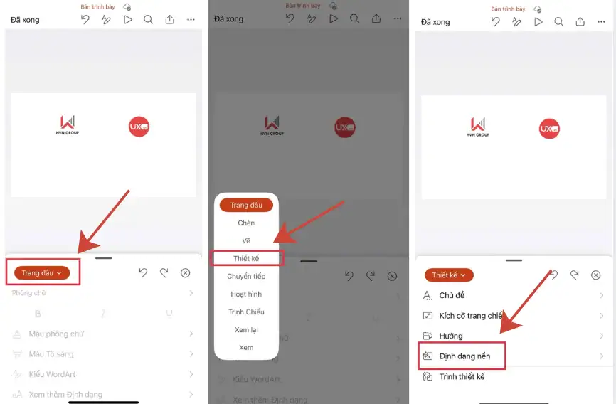 Cách Chèn Hình Nền Vào PowerPoint - Hướng Dẫn Chi Tiết Cho Người Mới Bắt Đầu 14 Chèn hình nền vào PowerPoint trên điện thoại