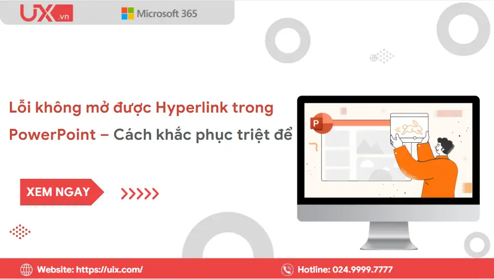 Lỗi không mở được Hyperlink trong Ppt