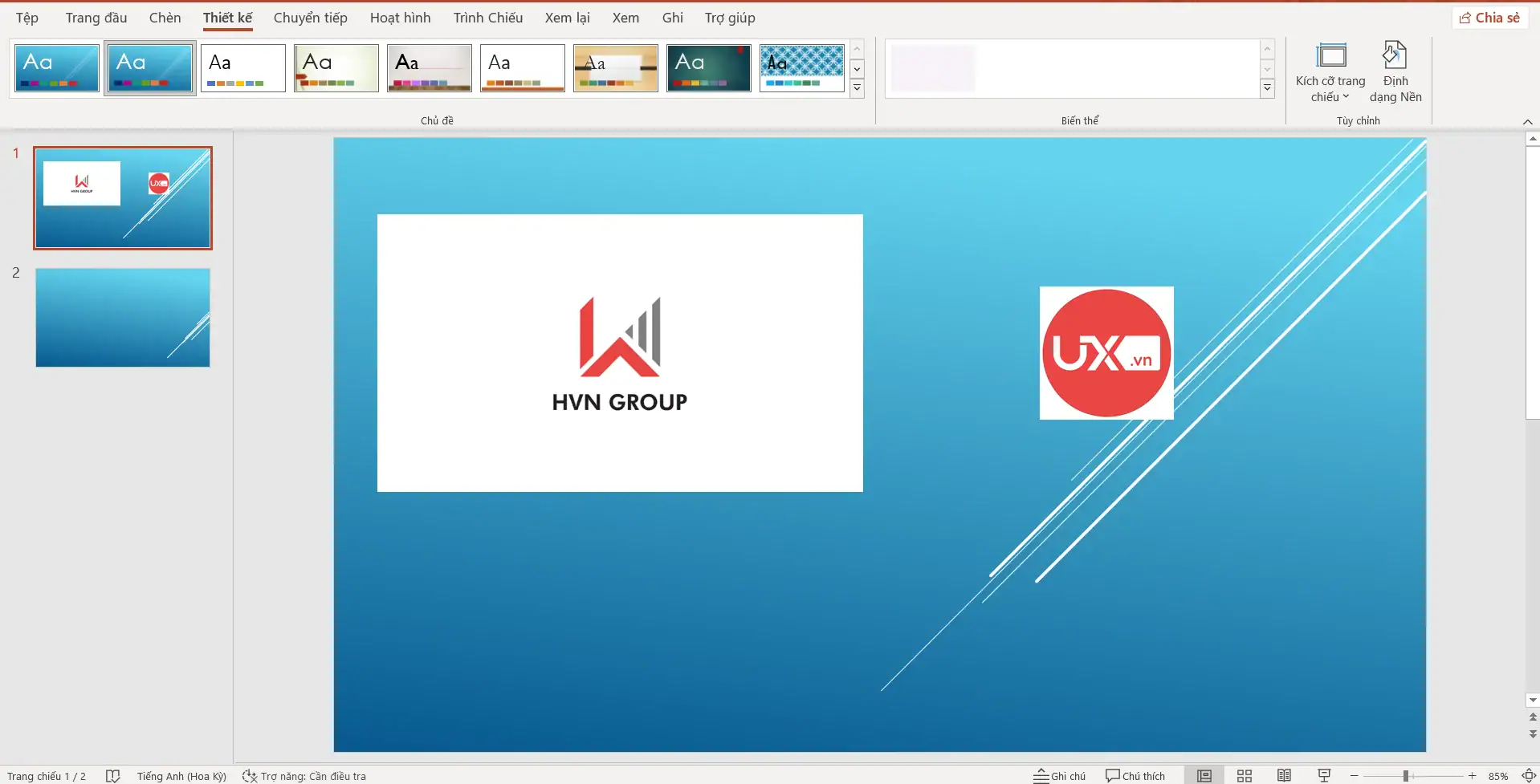 Theme PowerPoint là gì