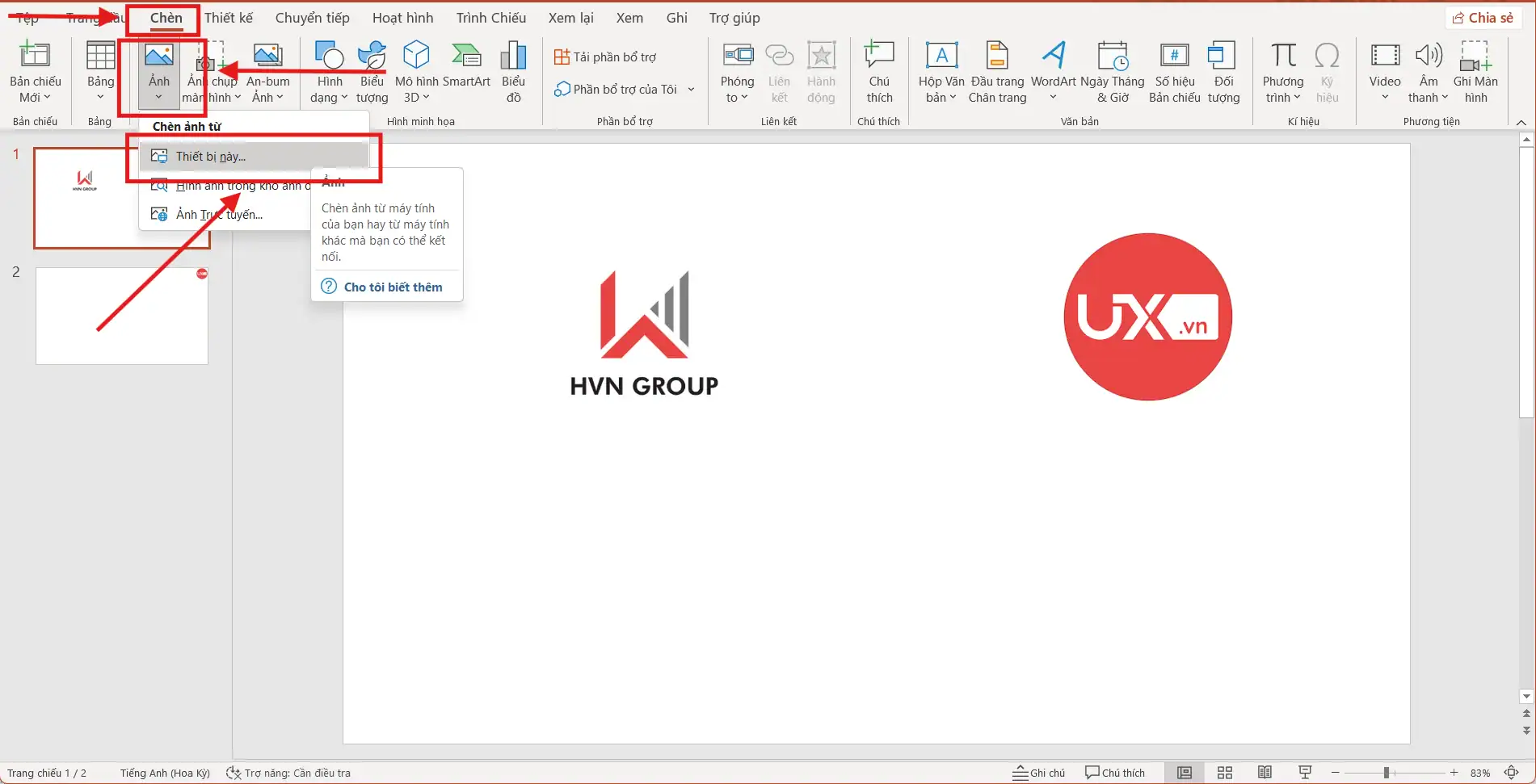 Cách chỉnh độ trong suốt của ảnh trong PowerPoint