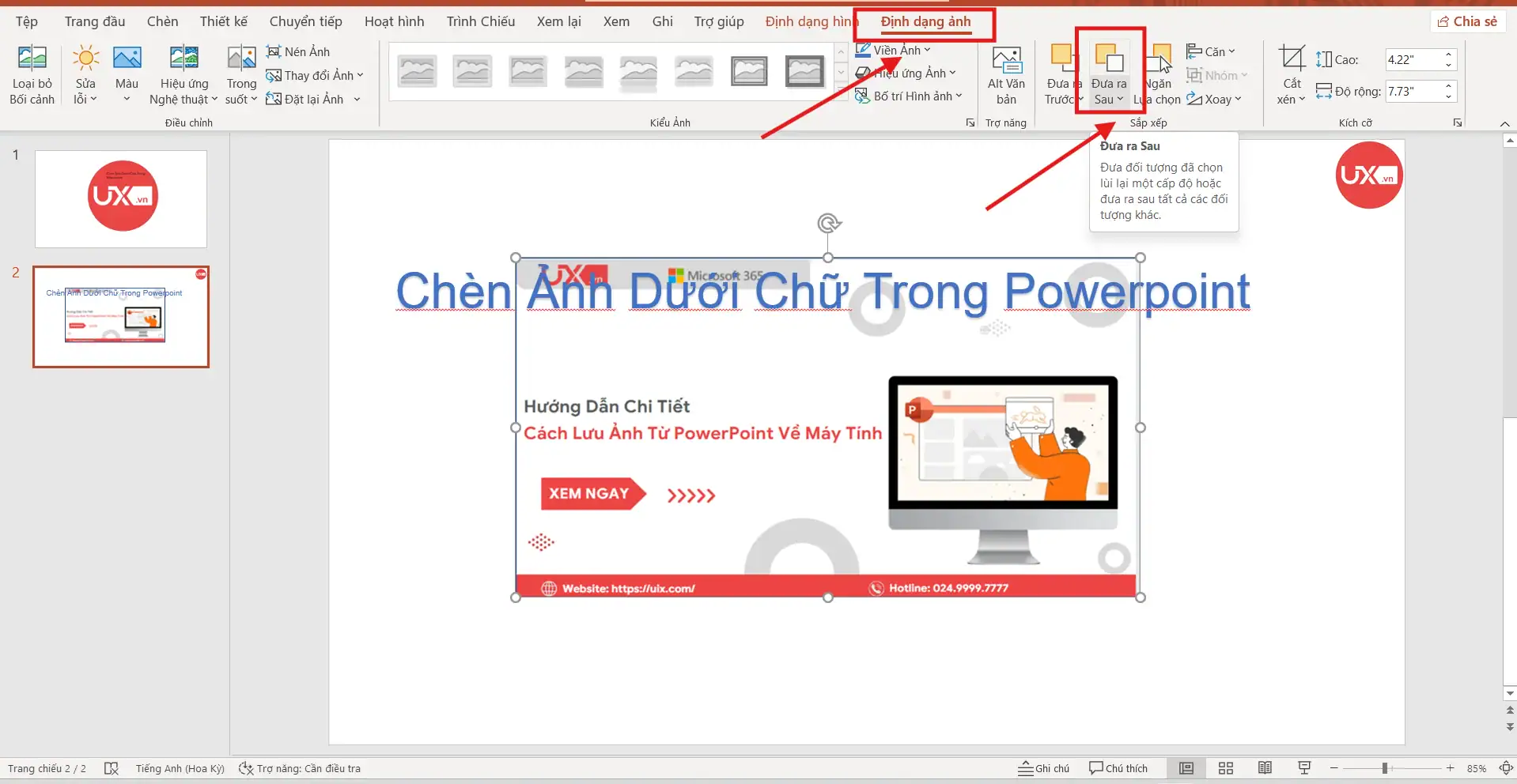 Cách dùng Shape fill picture