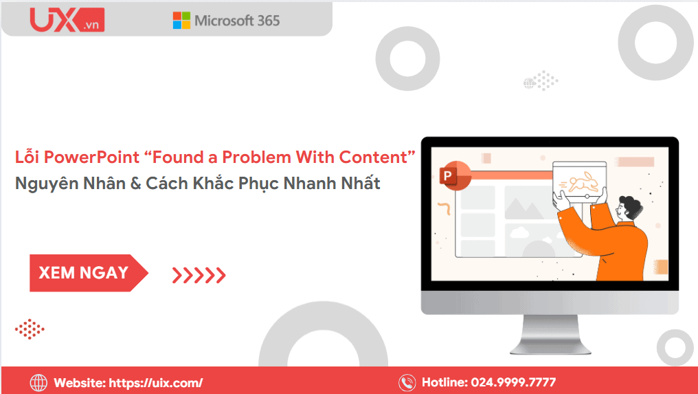 Cách khắc phục lỗi PowerPoint found a problem with content