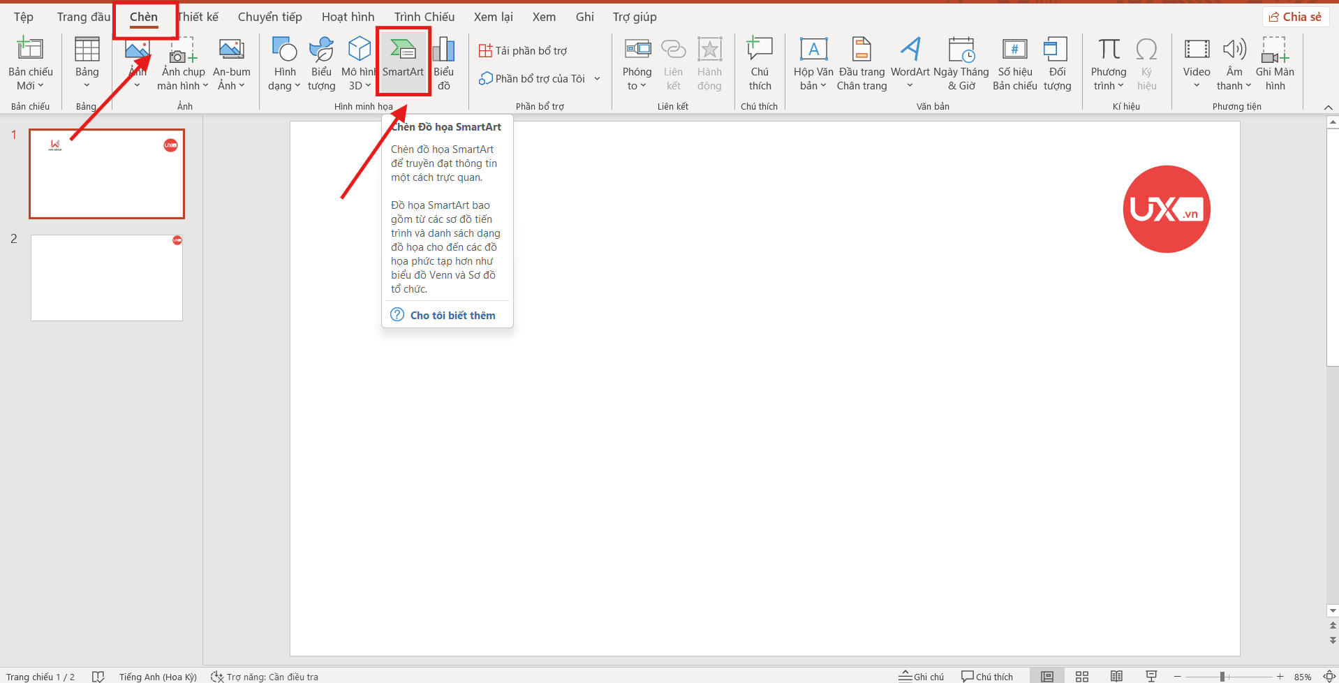 Cách tạo bản đồ Roadmap trong PowerPoint bằng SmartArt