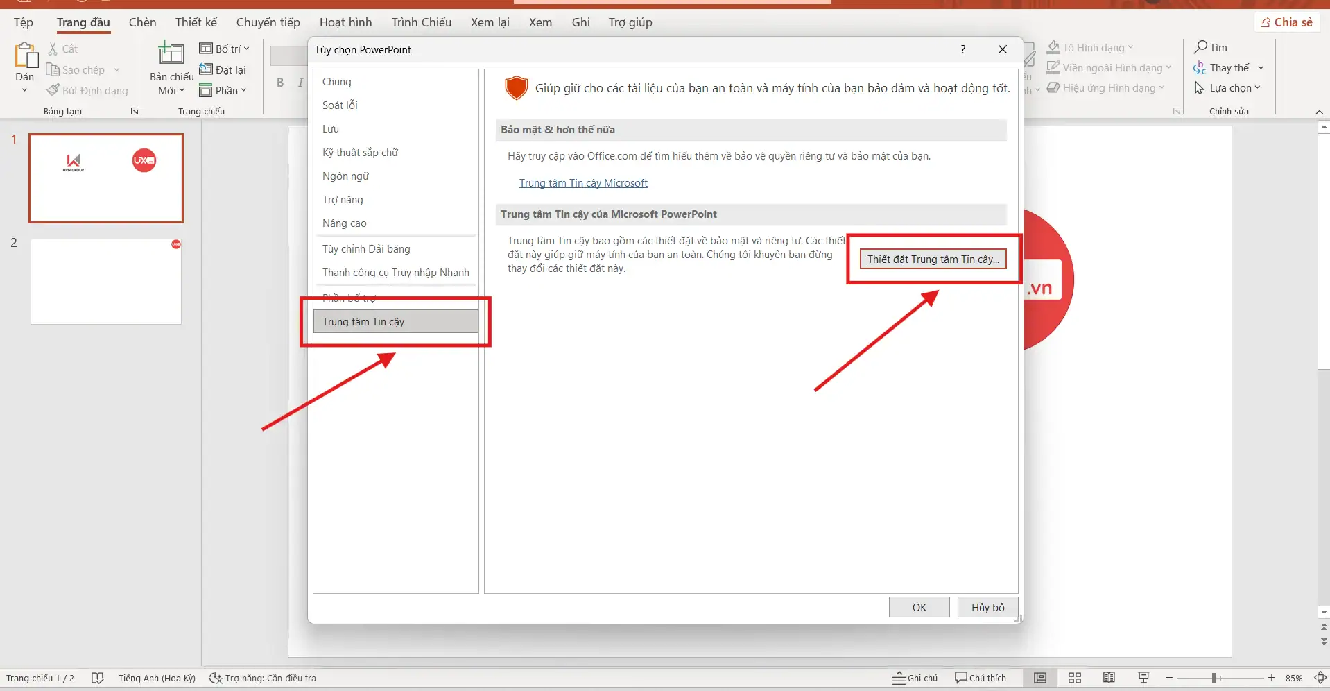 Cách vô hiệu hóa Protected view