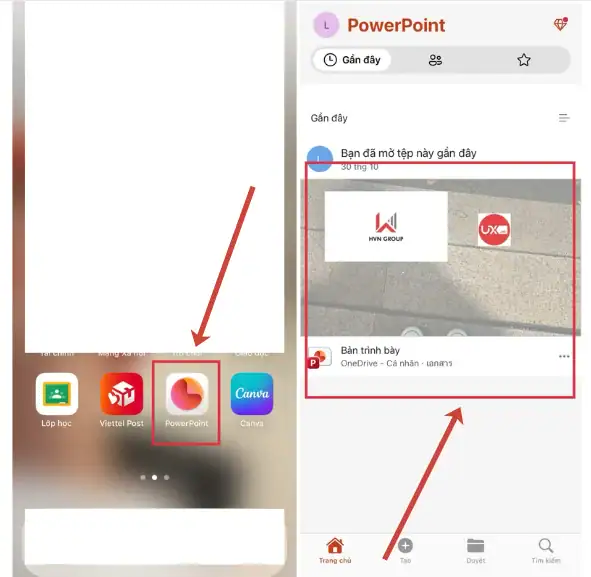 Chèn video vào PowerPoint trên điện thoại
