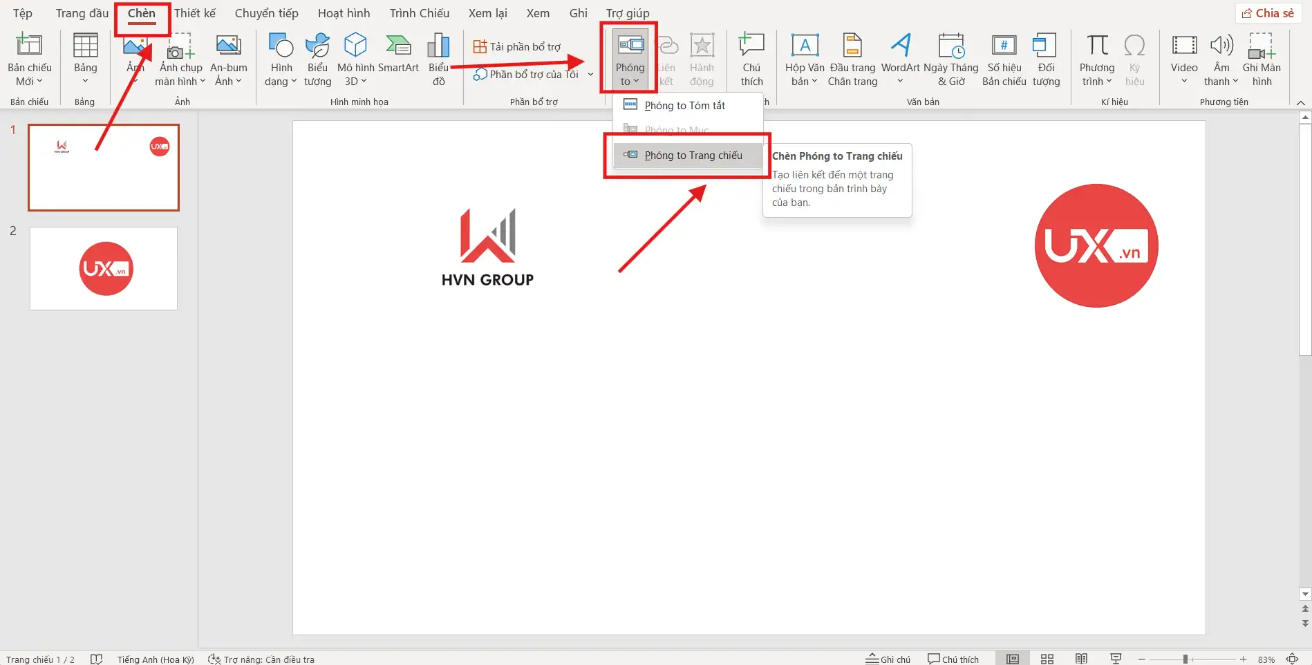 Cách phóng to ảnh trong PowerPoint đơn giản, nhanh chóng 7 Chuyển động không gian ba chiều