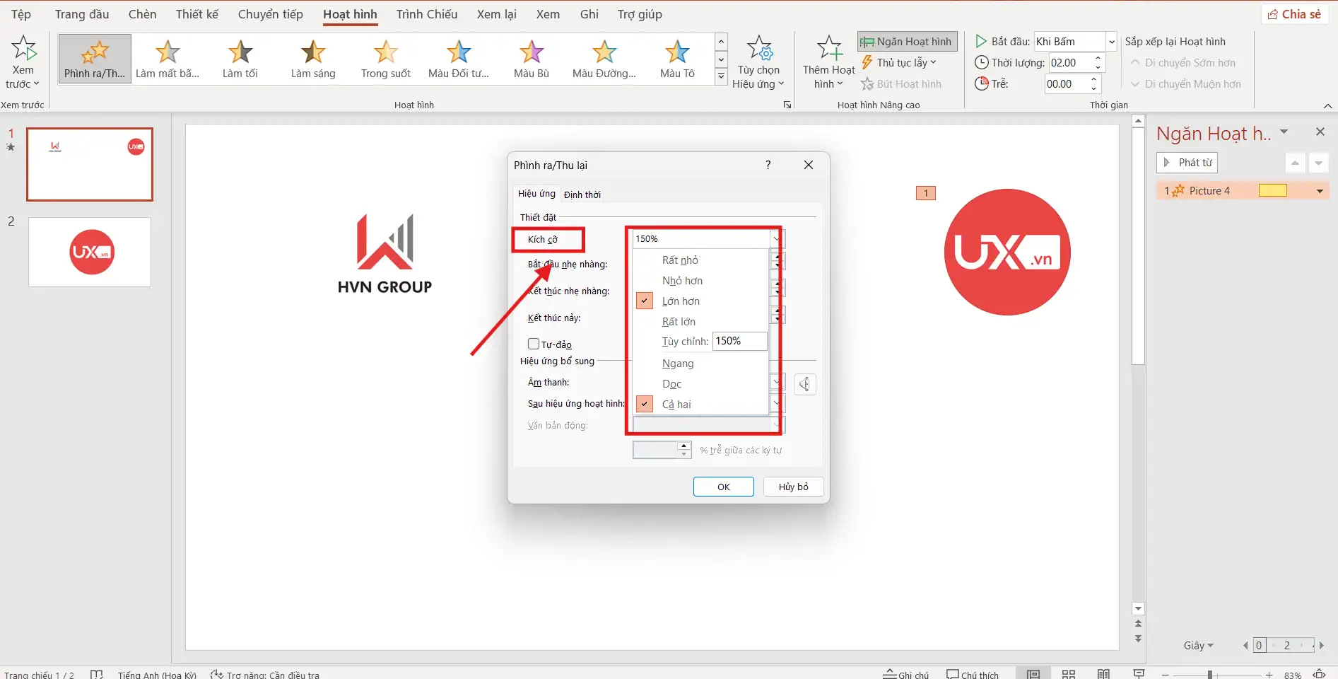 Cách phóng to ảnh trong PowerPoint đơn giản, nhanh chóng 11 Phóng to ảnh bằng Zoom
