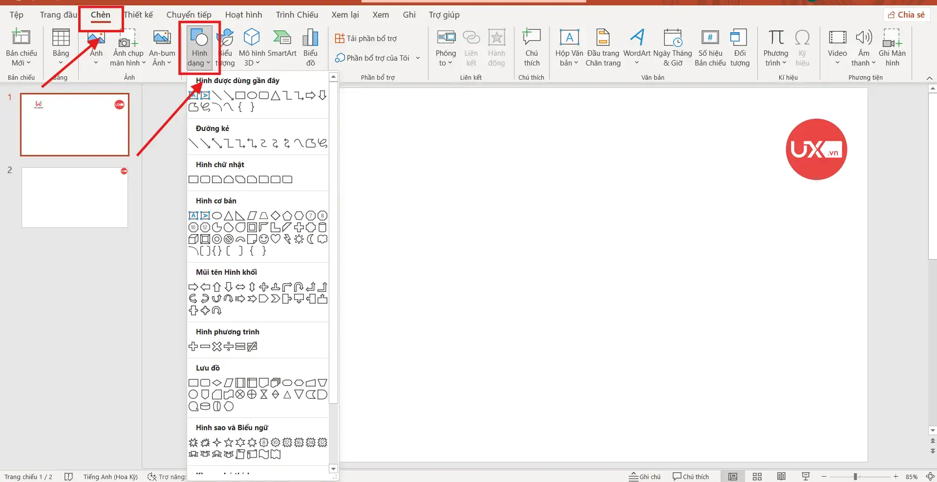 Tạo bản đồ Roadmap thủ công