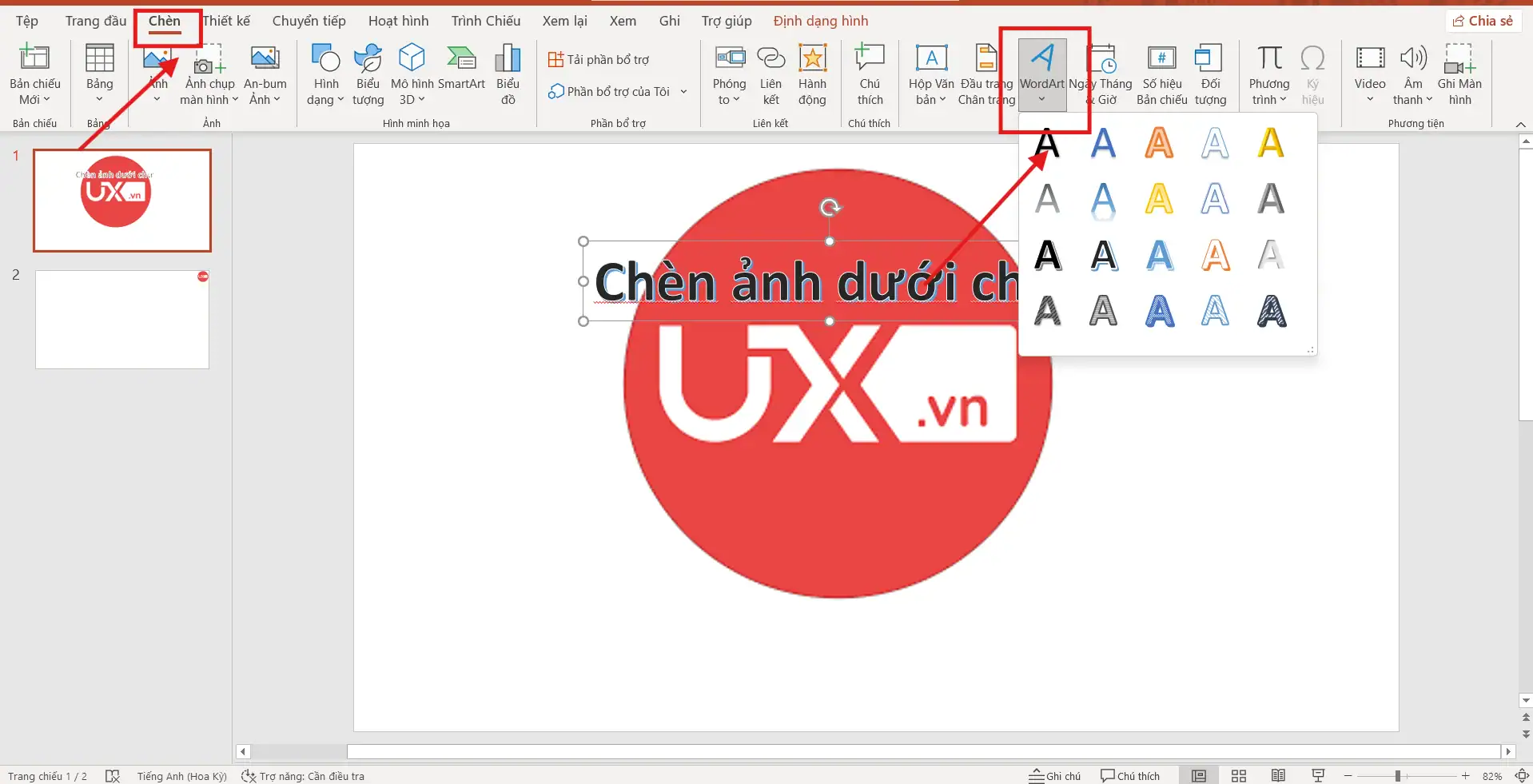 Tạo chữ nổi bật trên ảnh bằng hiệu ứng