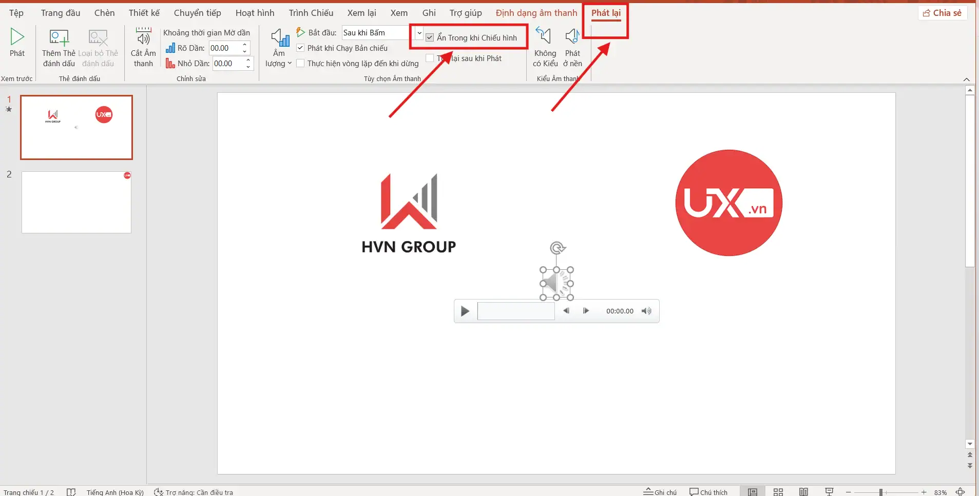 Thiết lập nhạc