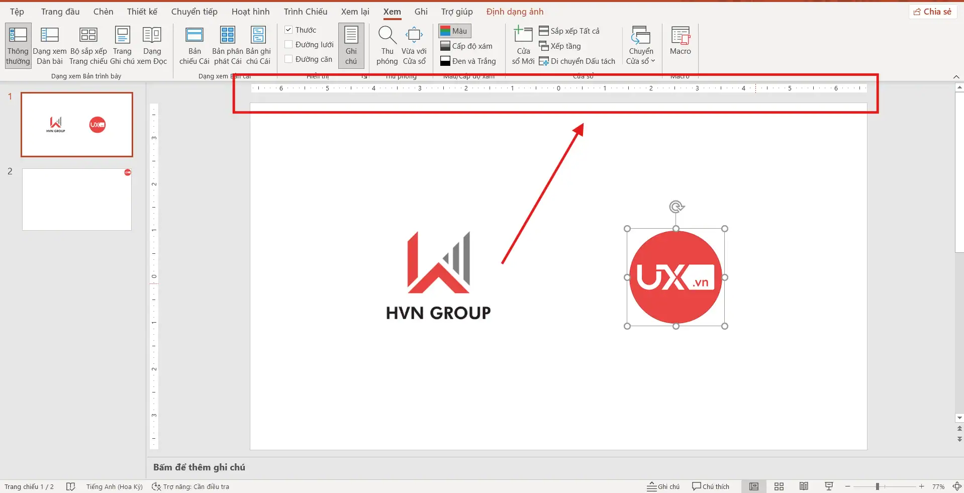 Căn lề trong Ppt