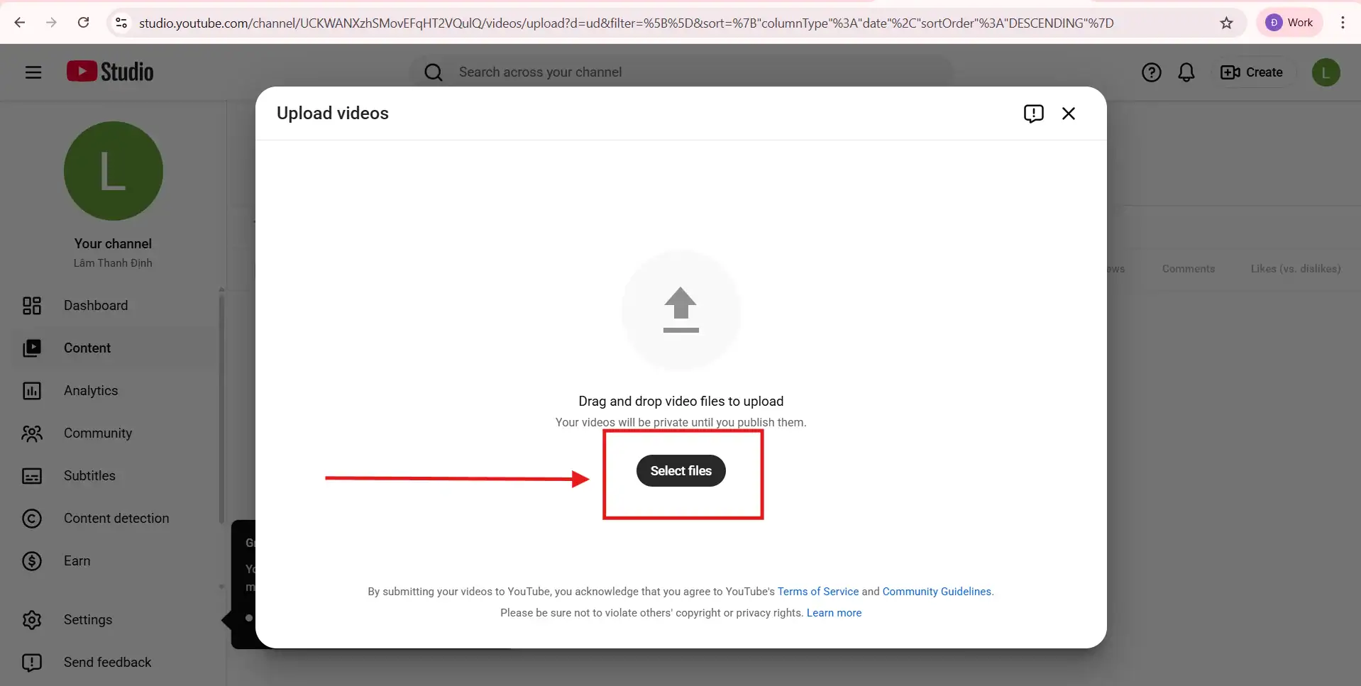 Chèn video từ Youtube