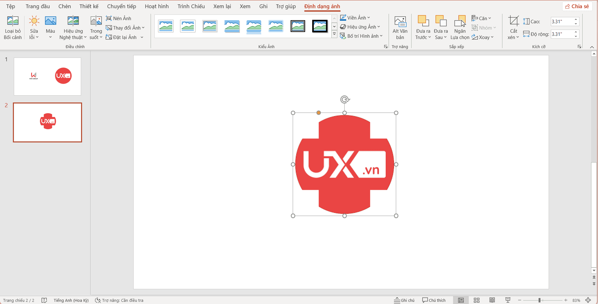 Cách Thay Đổi Hình Dạng Ảnh Trong PowerPoint: Biến Hóa Slide Chỉ Với Vài Cú Click 6 Chọn hình dạng mong muốn