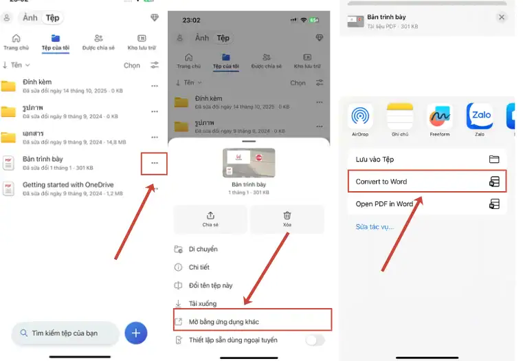 Chuyển PowerPoint sang Word 