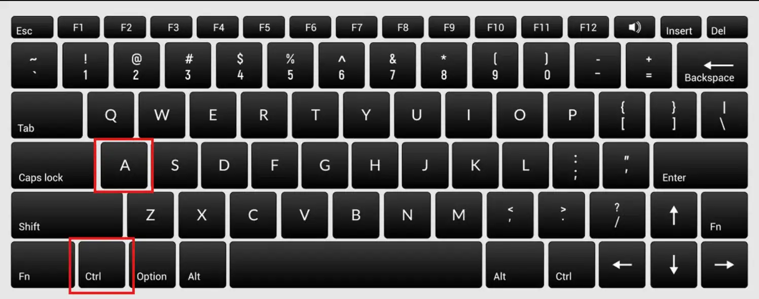 Dùng tổ hợp phím tắt