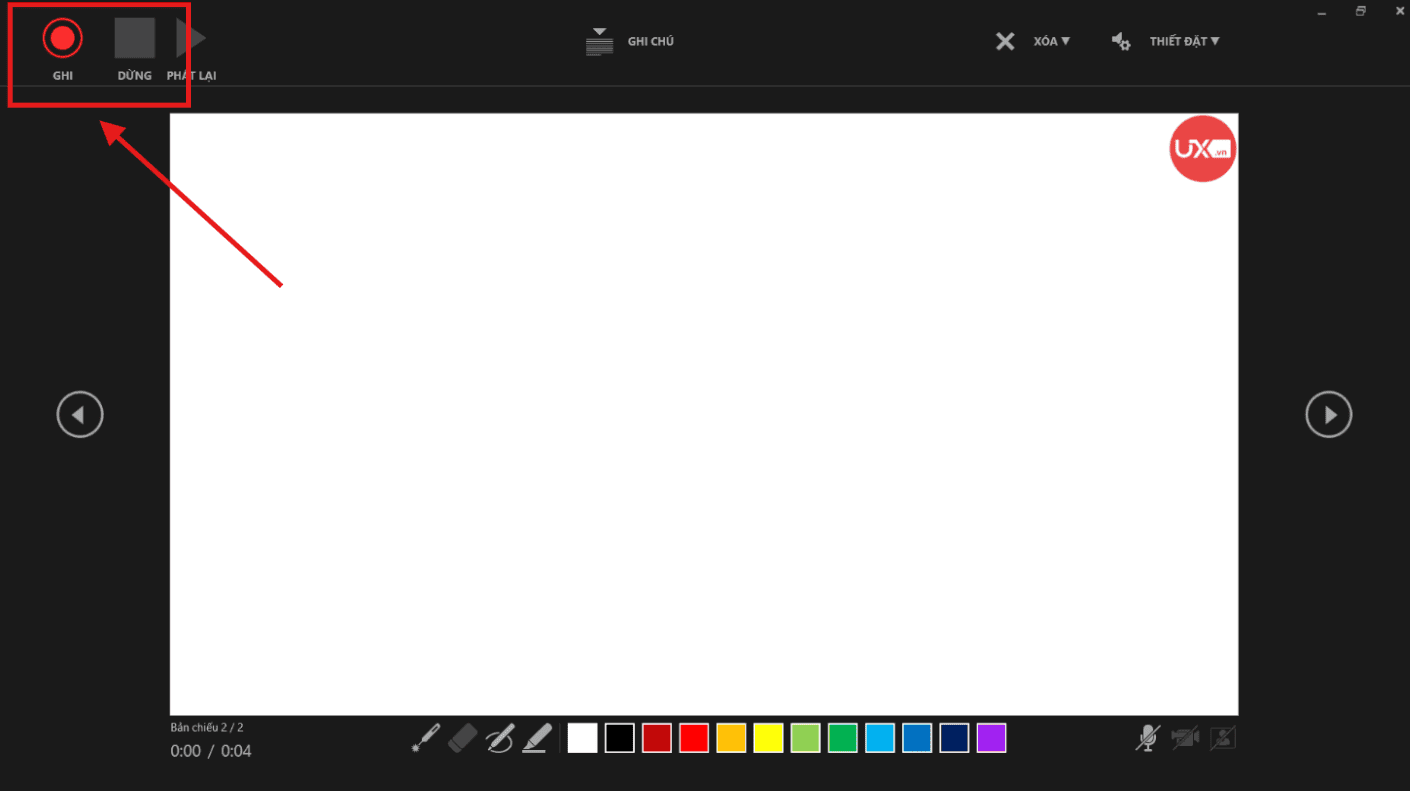 Ghi hình bài thuyết trình