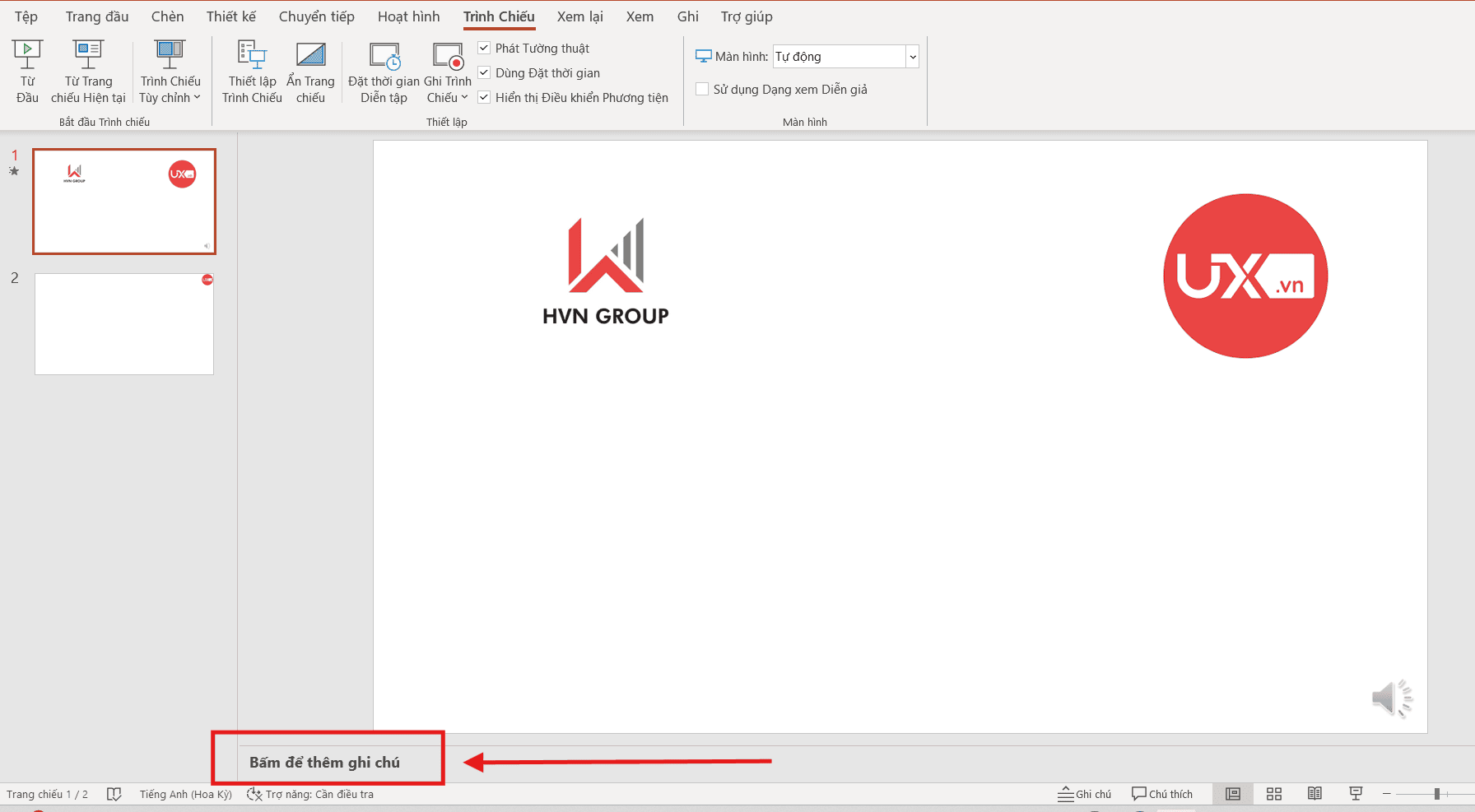 Ghi hình trên PowerPoint
