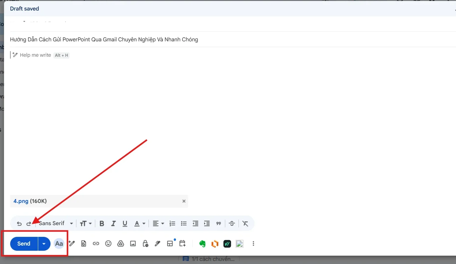 Gửi file PowerPoint qua Gmail