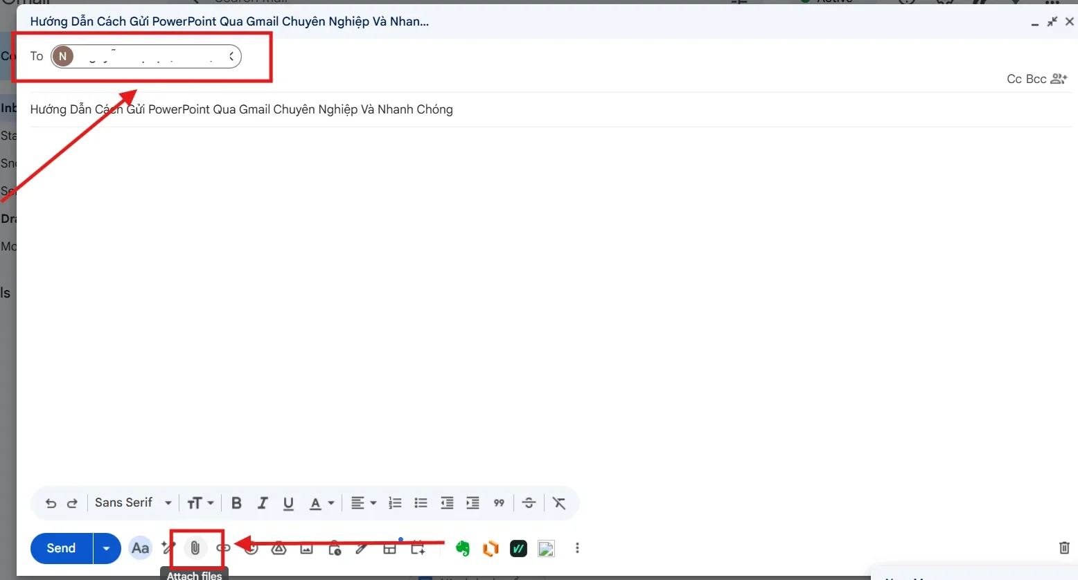 Gửi file Ppt qua Mail
