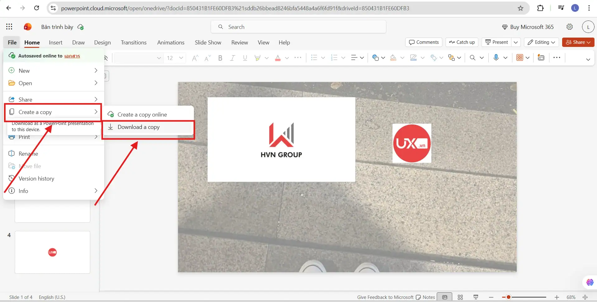 Lưu file Ppt