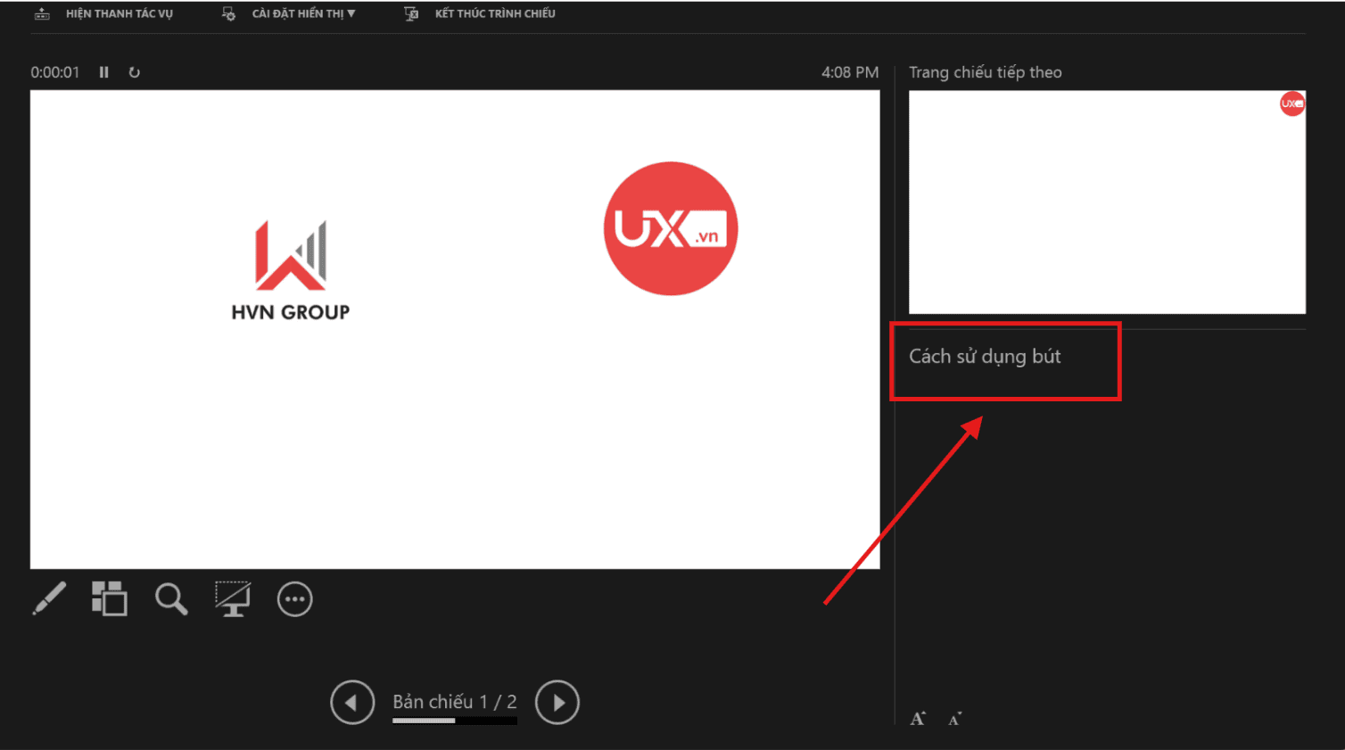 Quản lý bút vẽ chuyên nghiệp