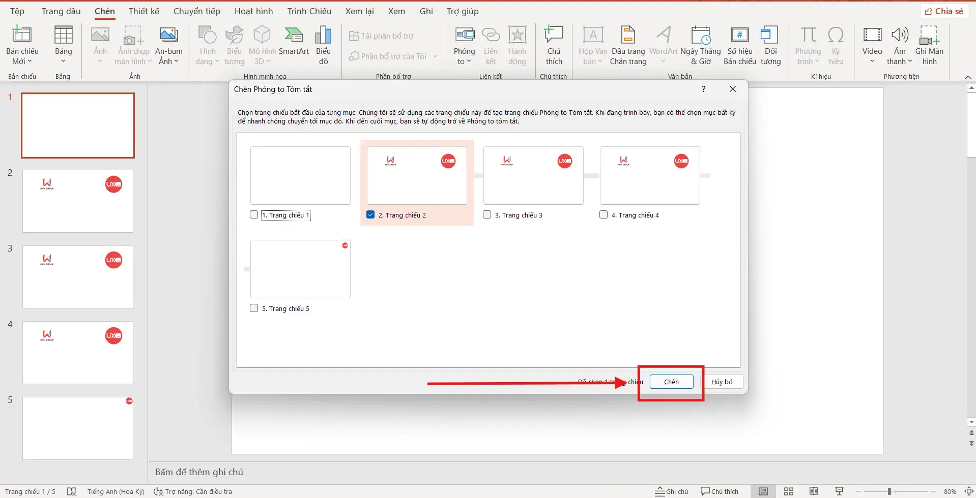 Cách tạo mục lục trong PowerPoint chuyên nghiệp và ấn tượng 8 Tạo mục lục trong Ppt tự động