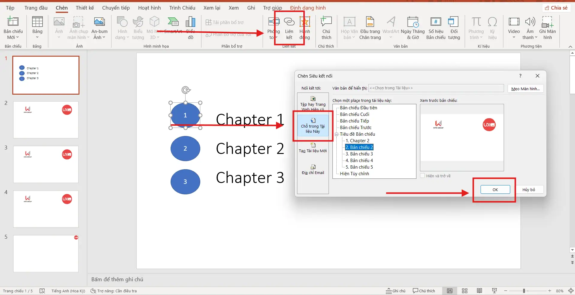Cách tạo mục lục trong PowerPoint chuyên nghiệp và ấn tượng 6 Tạo mục lục trong Ppt