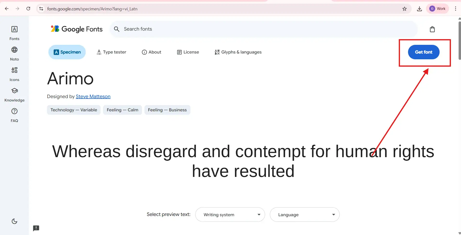 Thêm font chữ vào PowerPoint