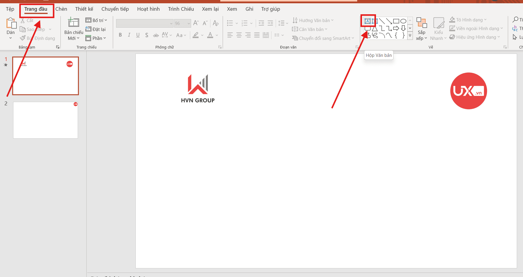 Dùng công cụ Merge Shape