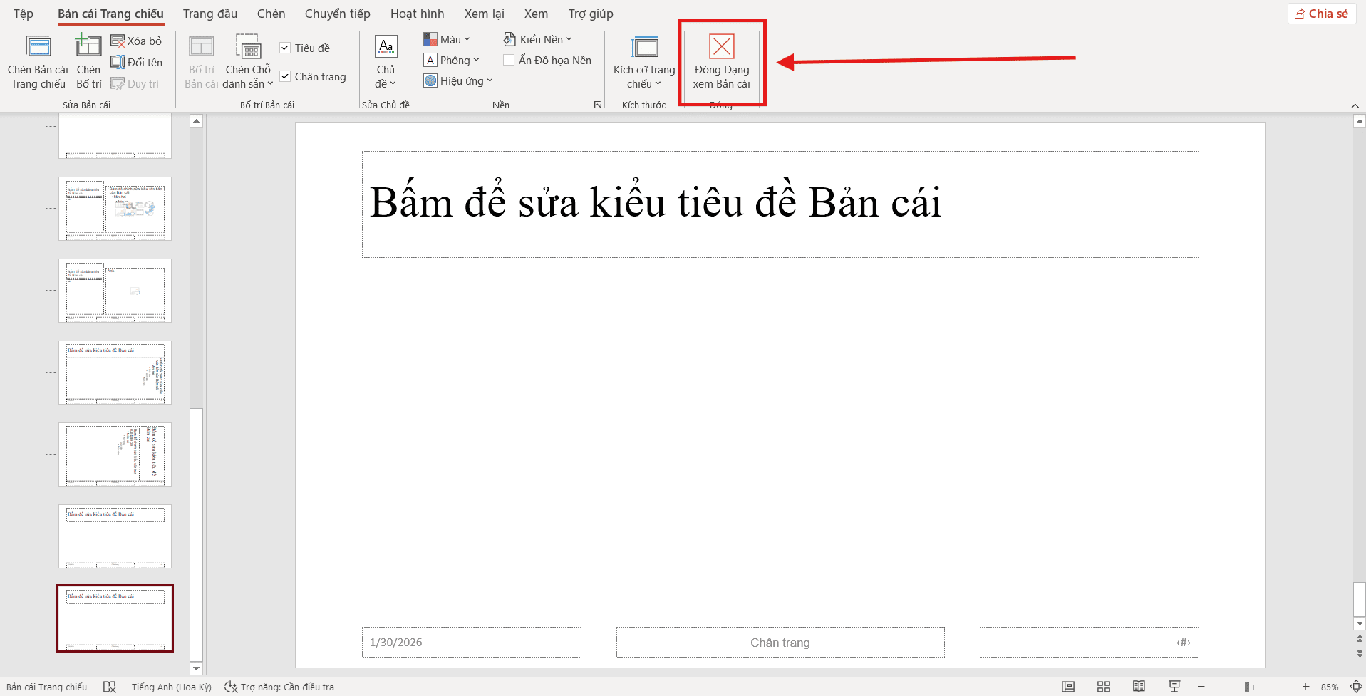 Tạo Layout trong PowerPoint