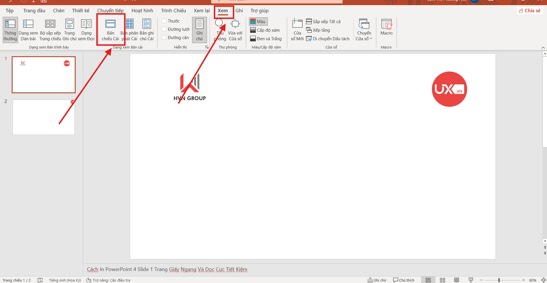 Tạo Layout trong Ppt